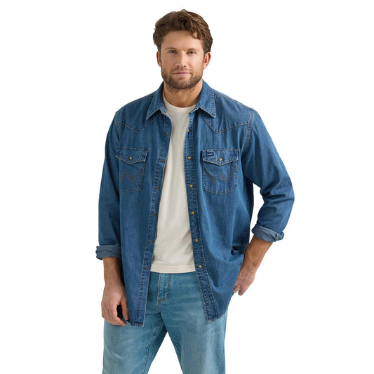 Top Men's (112361701) - Wrangler® Denim Long Sleeve Shirt