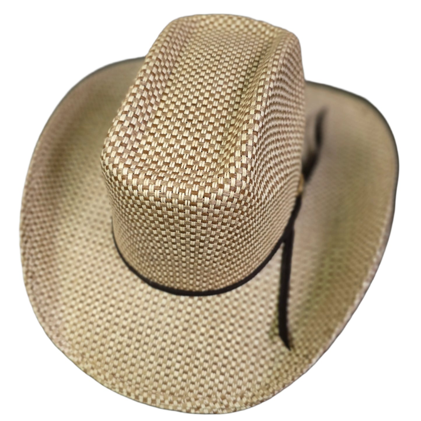 Hat Kids (HAT-KID-16) - Lil 'poke Western Brown & Beige Weave