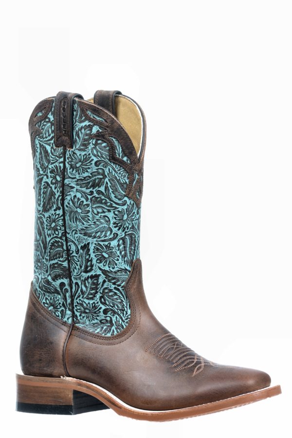 Boot Women's SO (2959) -12" HillBilly Golden, Safari Tool Cognac Shaft, Wide Sq Toe