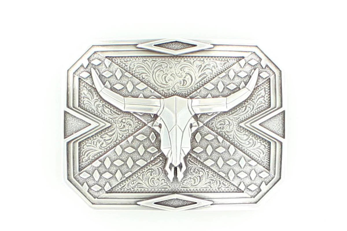 Buckle (37680) - Nocona Steer Head Skull Buckle