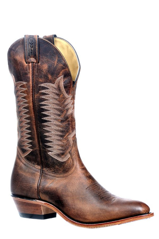 Boot Men's SO (3928) - Boulet 13" Med Toe, Cowboy Heel, 13" Navajo Honey