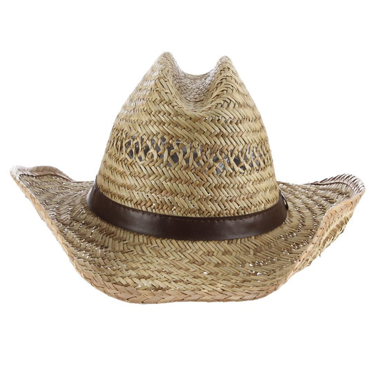 Hat (476-PACK) - Dorfman Rancher Rush Straw in Natural