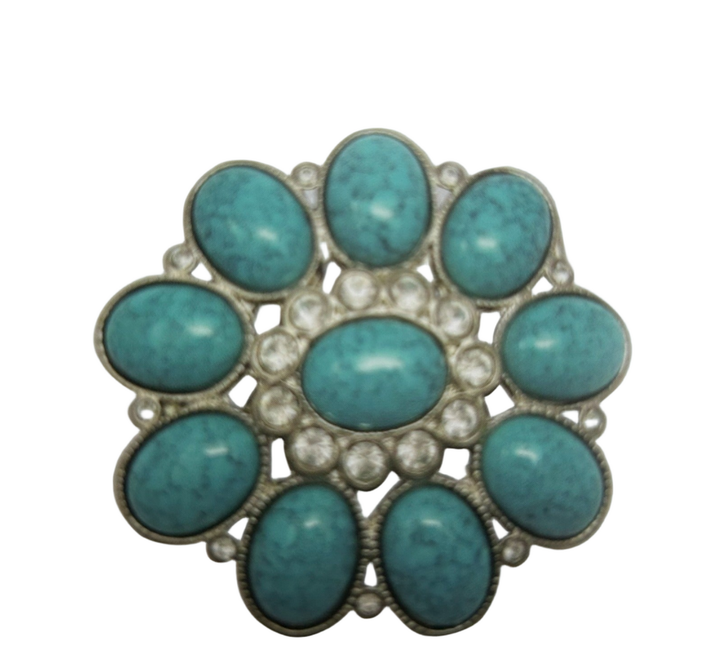Buckle CCL (10498) - Round Turquoise
