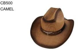 Hat DCL (CB500) Western Hats Black, Natural & Camel