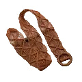 Belt (EVFVGRP97NY) Bohemian Vintage Coffee Cotton Rope Solid Wood Round Buckle
