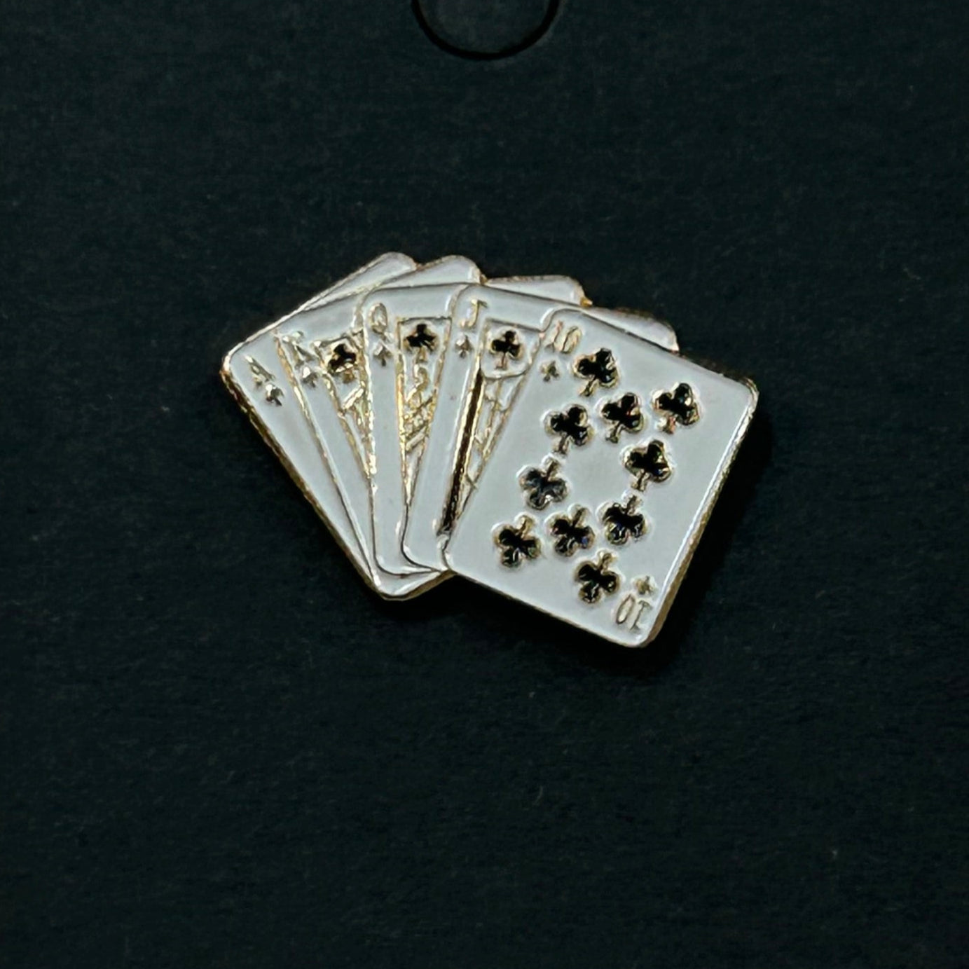 Jewelry (HP-41) Hat Pin - Royal Flush Hand
