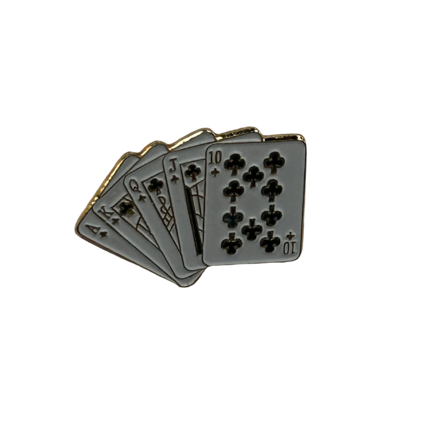 Jewelry (HP-41) Hat Pin - Royal Flush Hand