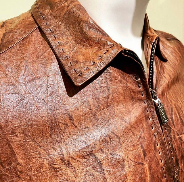 Leather Jacket CO (H276COC) Men's Fashion Lamb Skin Honey Brown