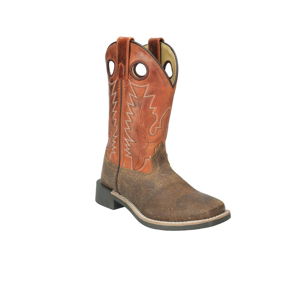 Boot Kids (IMPK3245) - Boulet Kids Rodeo Boots, Brown/Burnt Orange
