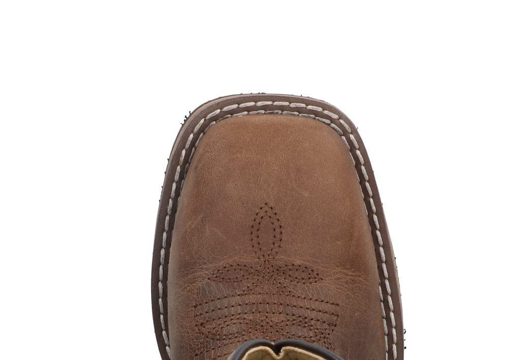 Boot Kids (IMPK3705) - Boulet Kids Rodeo Boots, Brown/Cream