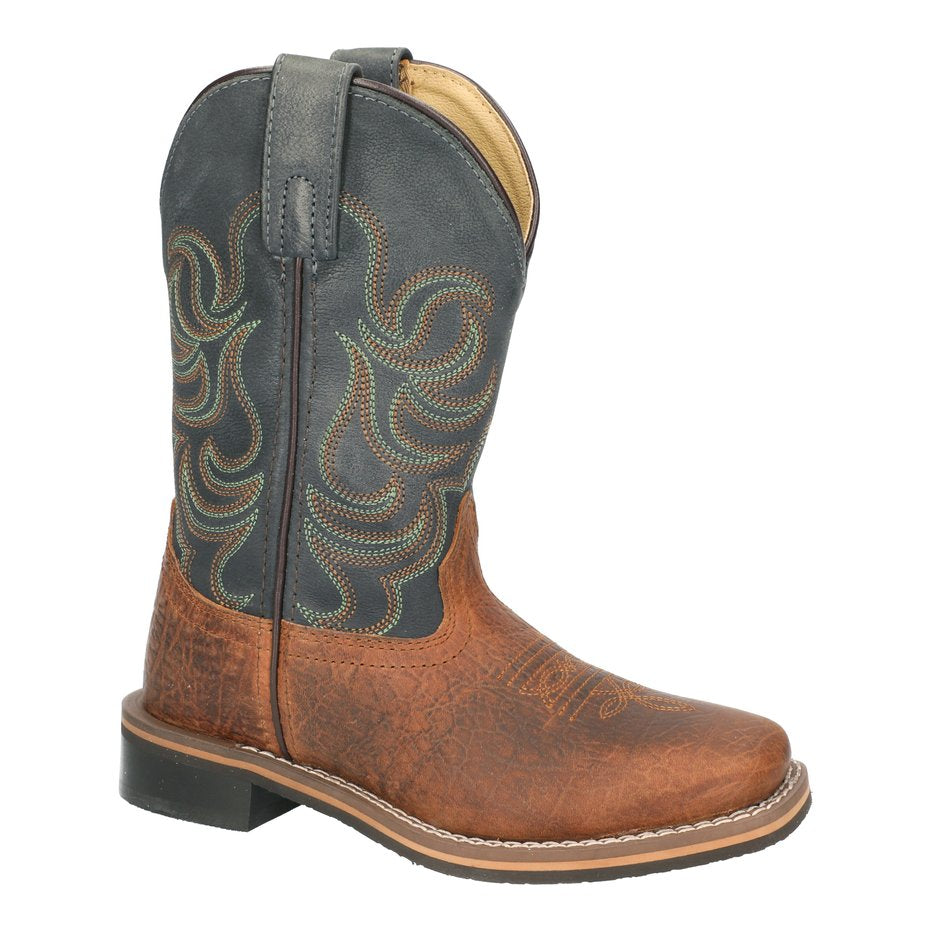 Boot Kids (IMPK3749) - Kids Boulet Rodeo Boots, Brwn/Navy