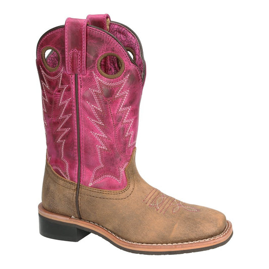 Boot Kids (IMPK3920) - Kids Boulet Rodeo Boots, Brwn/Pink