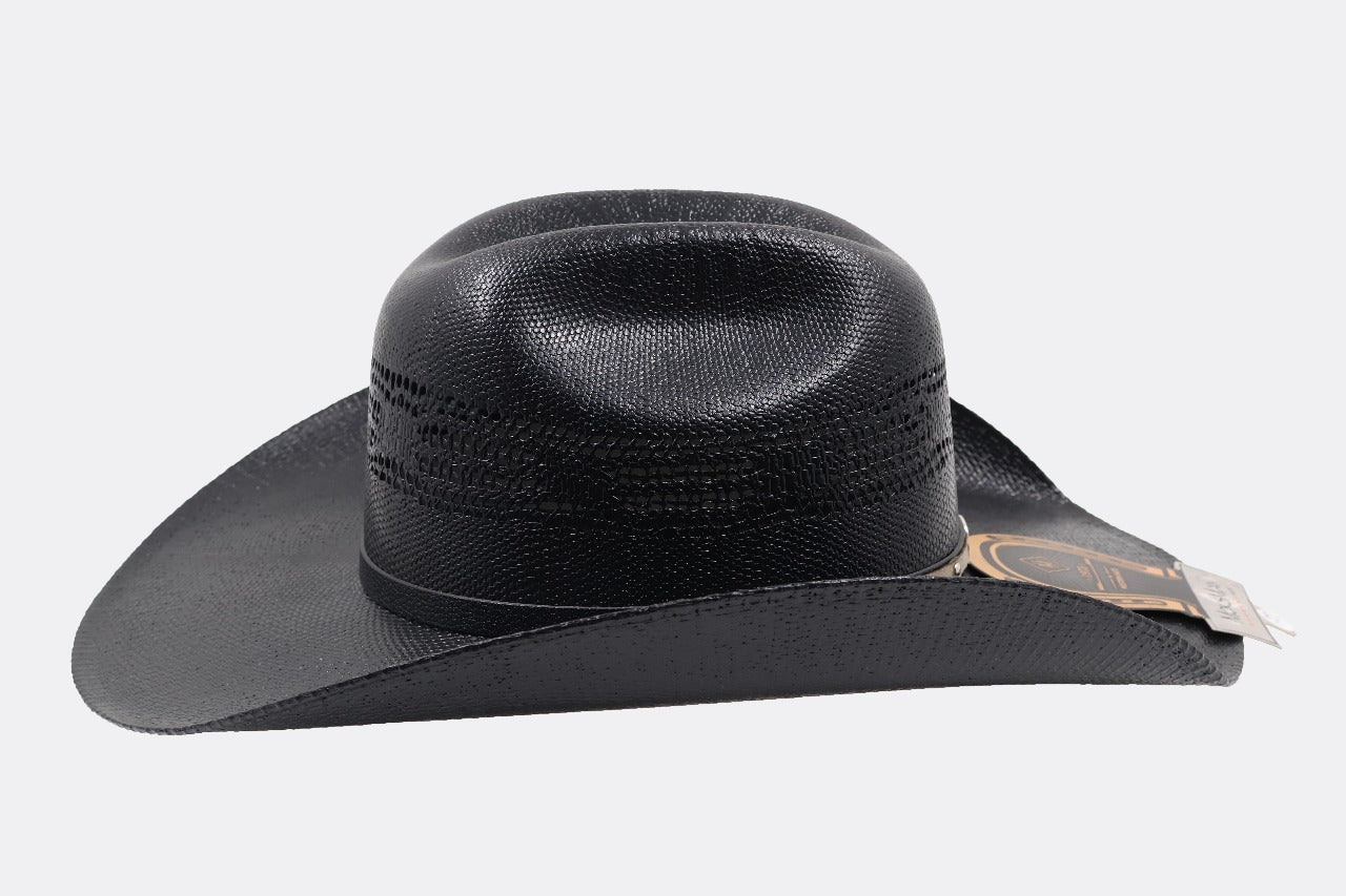 Hat (MB123) - Bangora Straw Cowboy Hat "Twister Style"