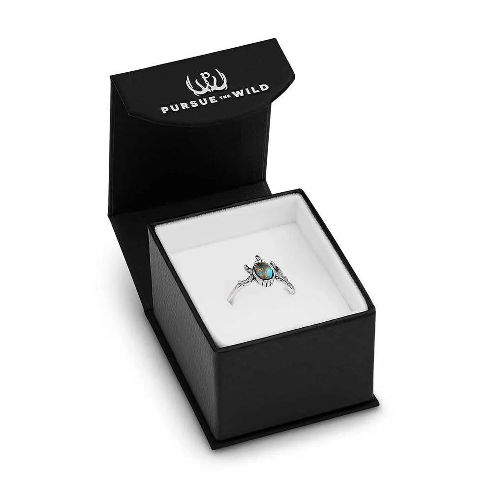 Ring (KTRG5994) Montana Silversmith Turquoise Haven Open Ring - New