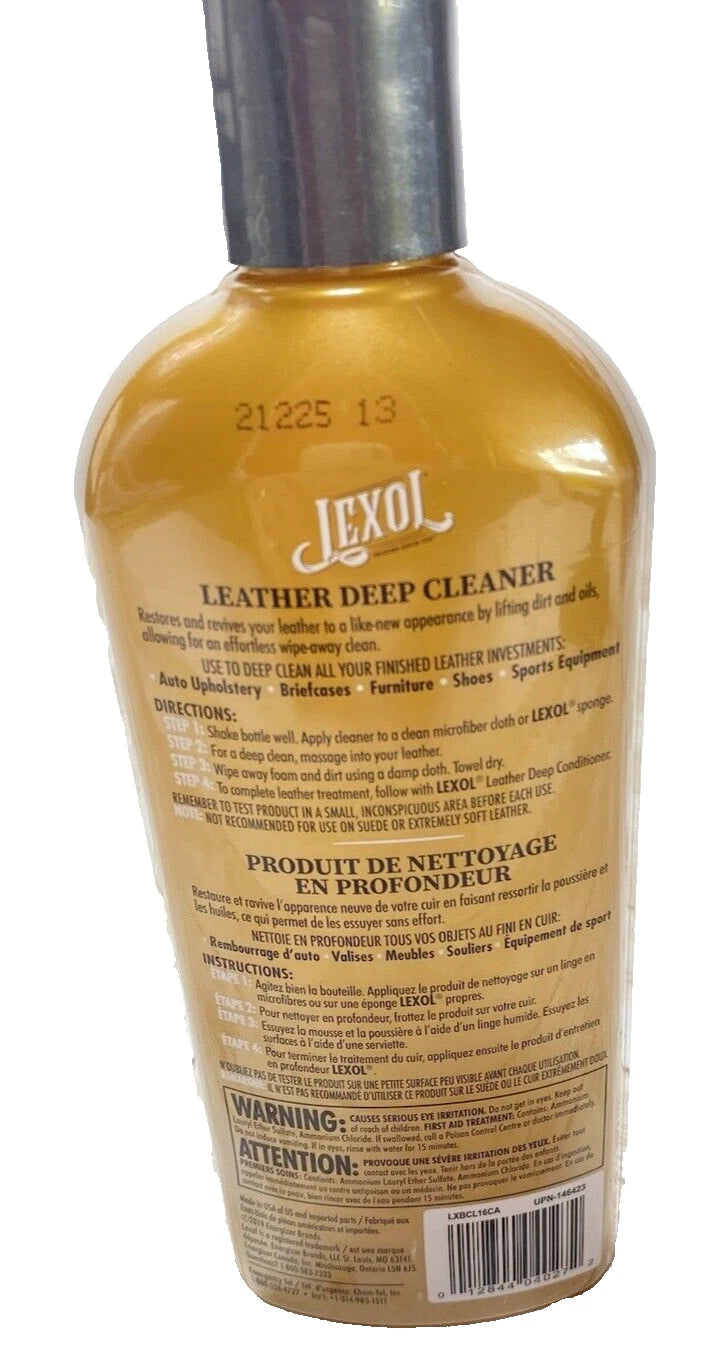 Leather Care - Lexol All Leather Cleaner 8oz