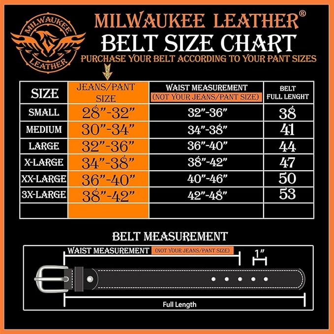 Belt (MP7100) - Black with 2 Row Studs/Flat Rivets, Single Pin