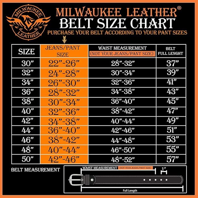 Belt SO (MP7121) - Black Leather with Double Hole