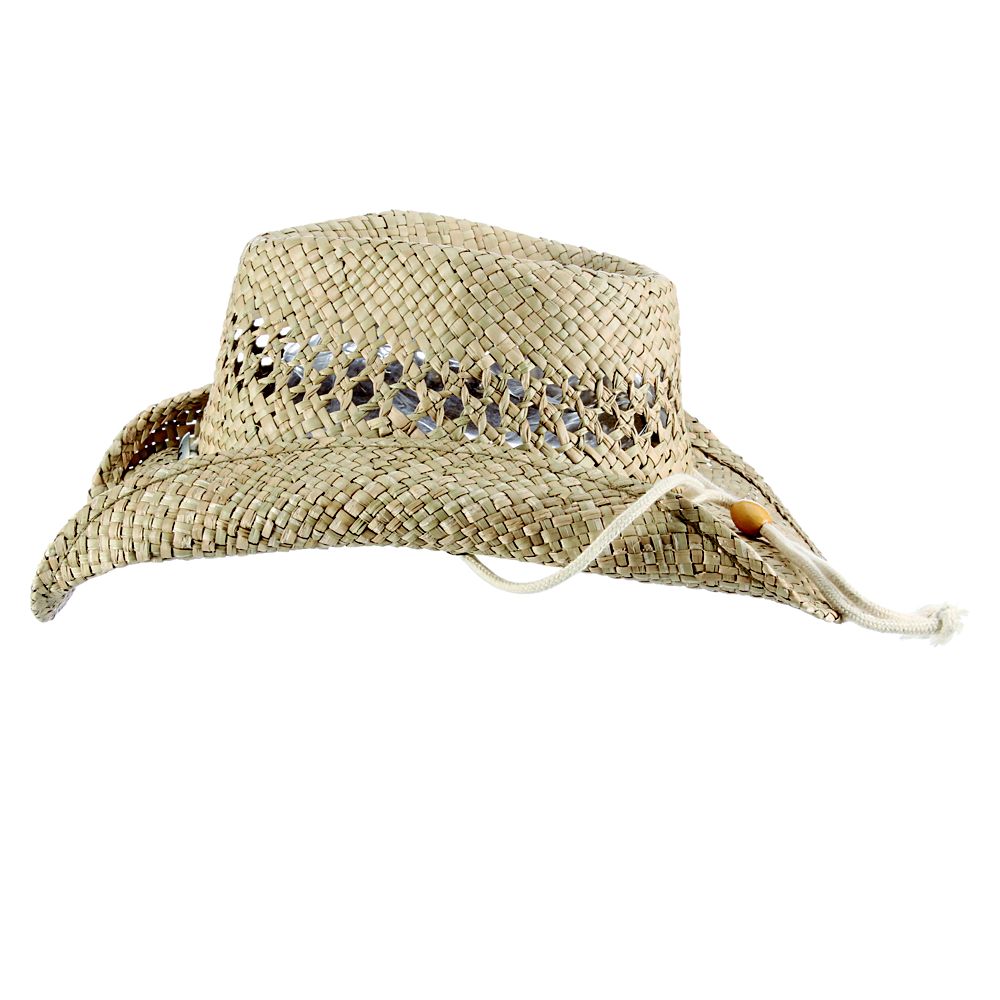 Hat (MS27OS-PACK) - Dorfman Trail Ride Seagrass Straw in Natural