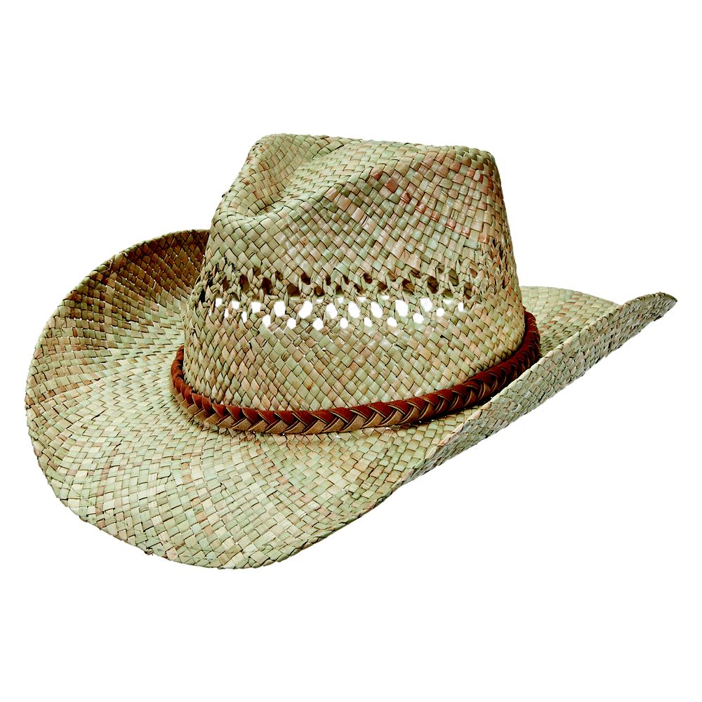 Hat (MS392OS-PACK) - Dorfman Brewer Seagrass Straw in Natural