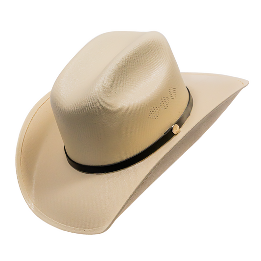 Hat Kids (NL502) - Canva Kids Lil 'poke Kid's Cattleman-style straw hat