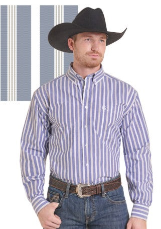 Top Men's SZN-OCT-26 (SXB2S10146) Panhandle Slim Yarn-Dye-Stripe