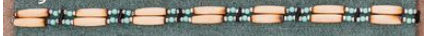 Hatband (HB09N) - 2 Row Bone & Beads