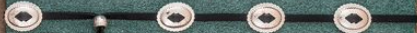 Hatband (LC-102S) - Silver Concho