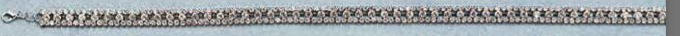 Hatband SO (02626) - 3 Row Rhinestone
