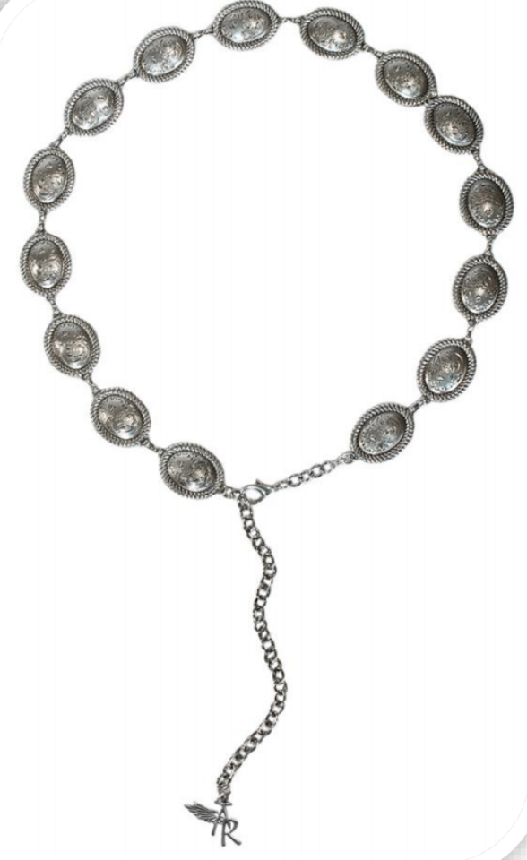 Belt (D140005136) - Women's AR Silver Concho Belt