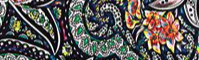 Scarf SO (0906697) - 100% Silk Wild Rag Neck Scarf, Blue Paisley