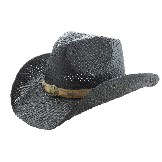 Hat (TX675) - Saddleback Western Toyo Straw w/ Star