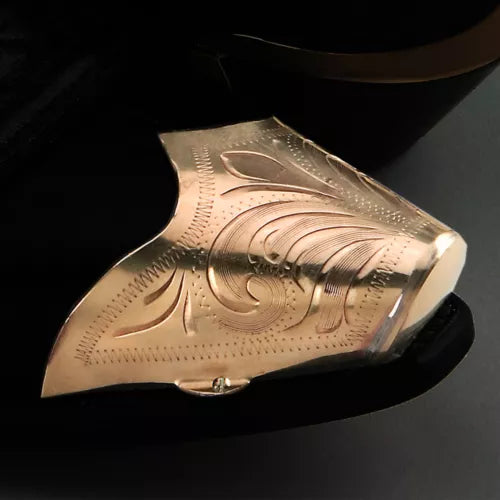 Boot Tip (WX-15) - Engraved Brass