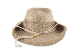 Hat (MS367OS-PACK) - Dorfman Seascape Rush Straw in Natural