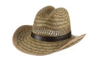 Hat (476-PACK) - Dorfman Rancher Rush Straw in Natural