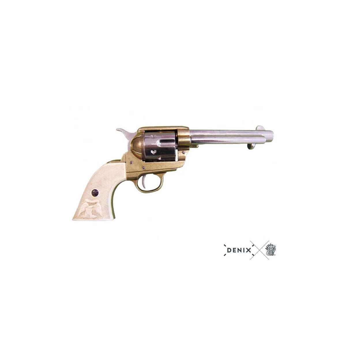 Replica Gun (071108L) - USA 1873 Brass Finish S. Colt .45 Caliber Revolver