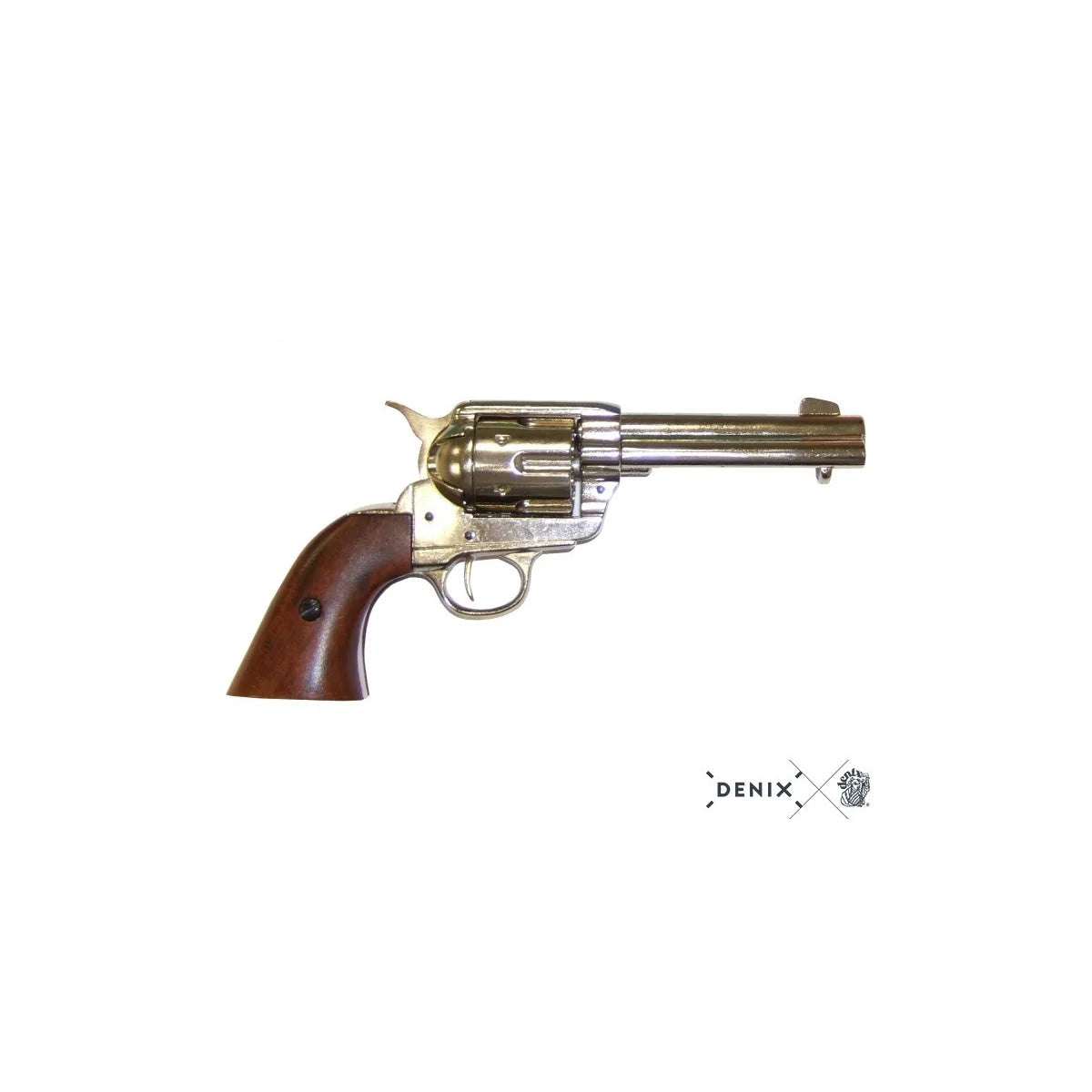 Replica Gun (071186NQ) - USA 1873 Nickel Finish .45 Caliber Peacemaker Revolver