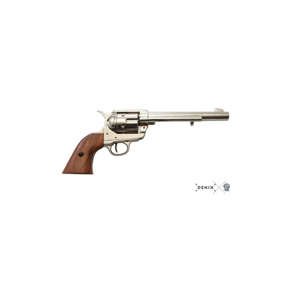 Replica Gun (071191NQ) - USA 1873 S. Colt Nickel Finish Cavalry Revolver