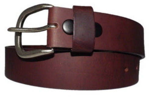 Belt (208) - Plain 1.5" Leather Belt