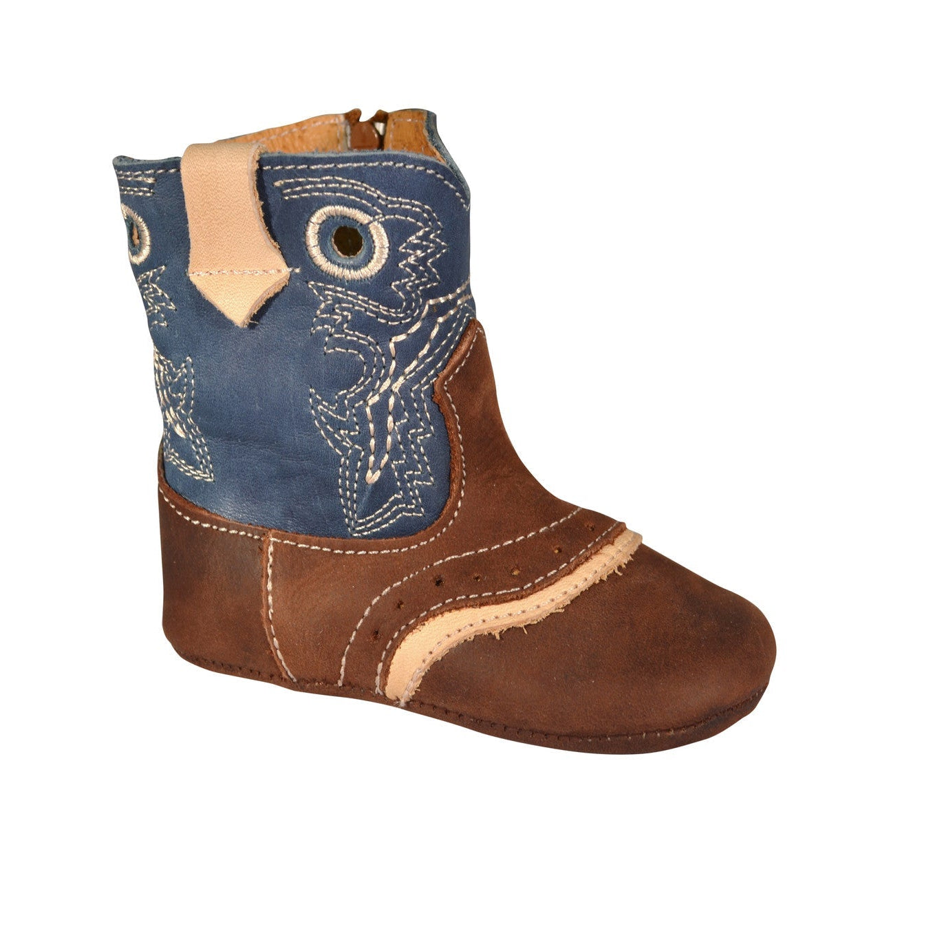 Boot Kids (0250) - Infant Lil' Cowpoke Boots - Blue/Brown