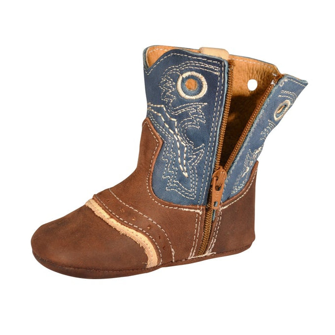 Boot Kids (0250) - Infant Lil' Cowpoke Boots - Blue/Brown