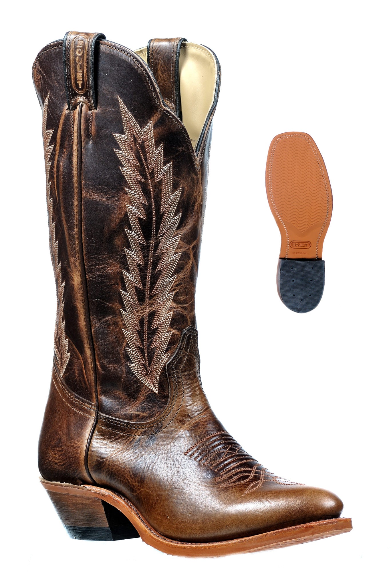 Boot Women's DC (2933) - 13" Medium Cowboy Toe in Damiana Mika