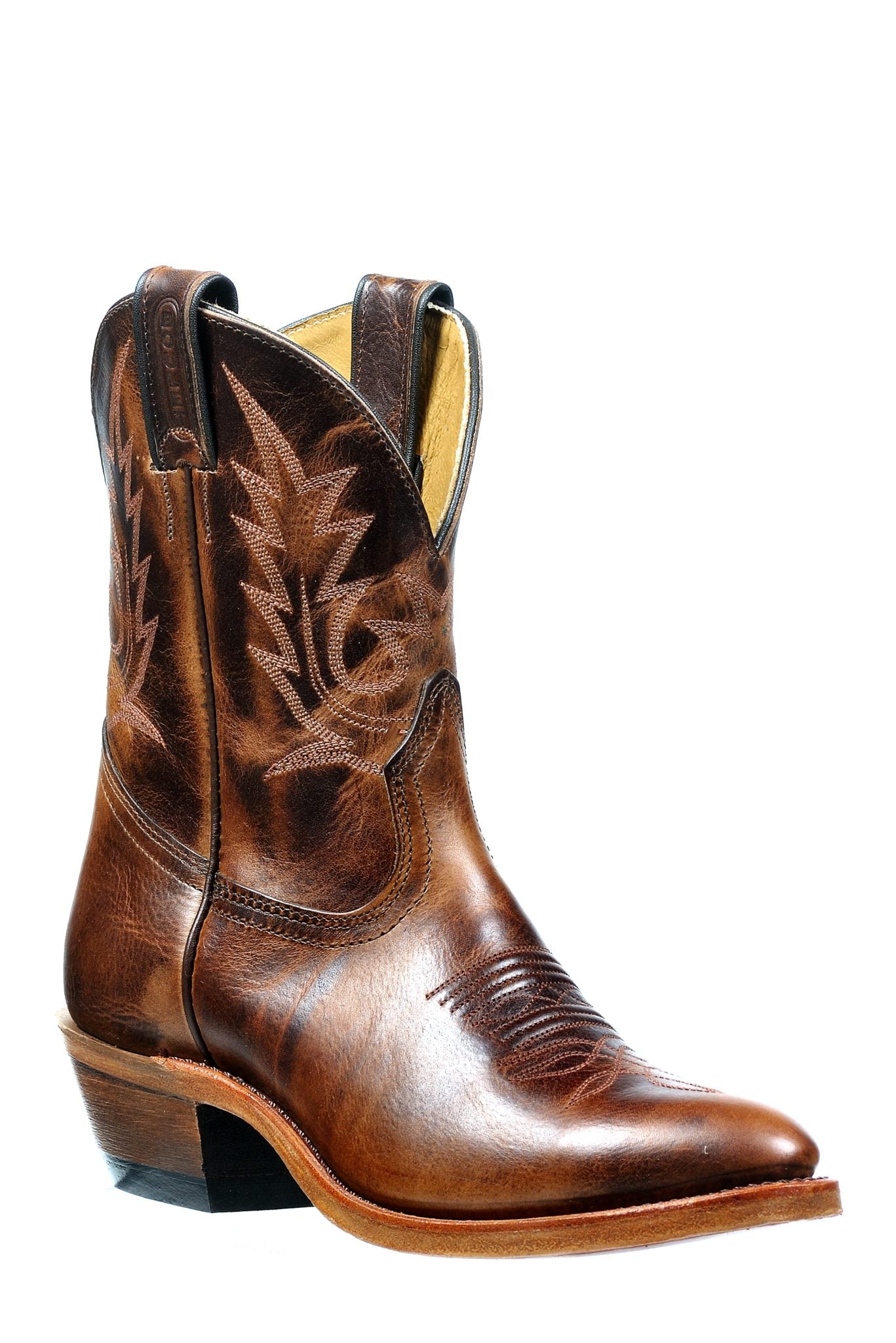 Boot Women's (2936) - Boulet 9" Medium Cowboy Toe in Damiana Moka