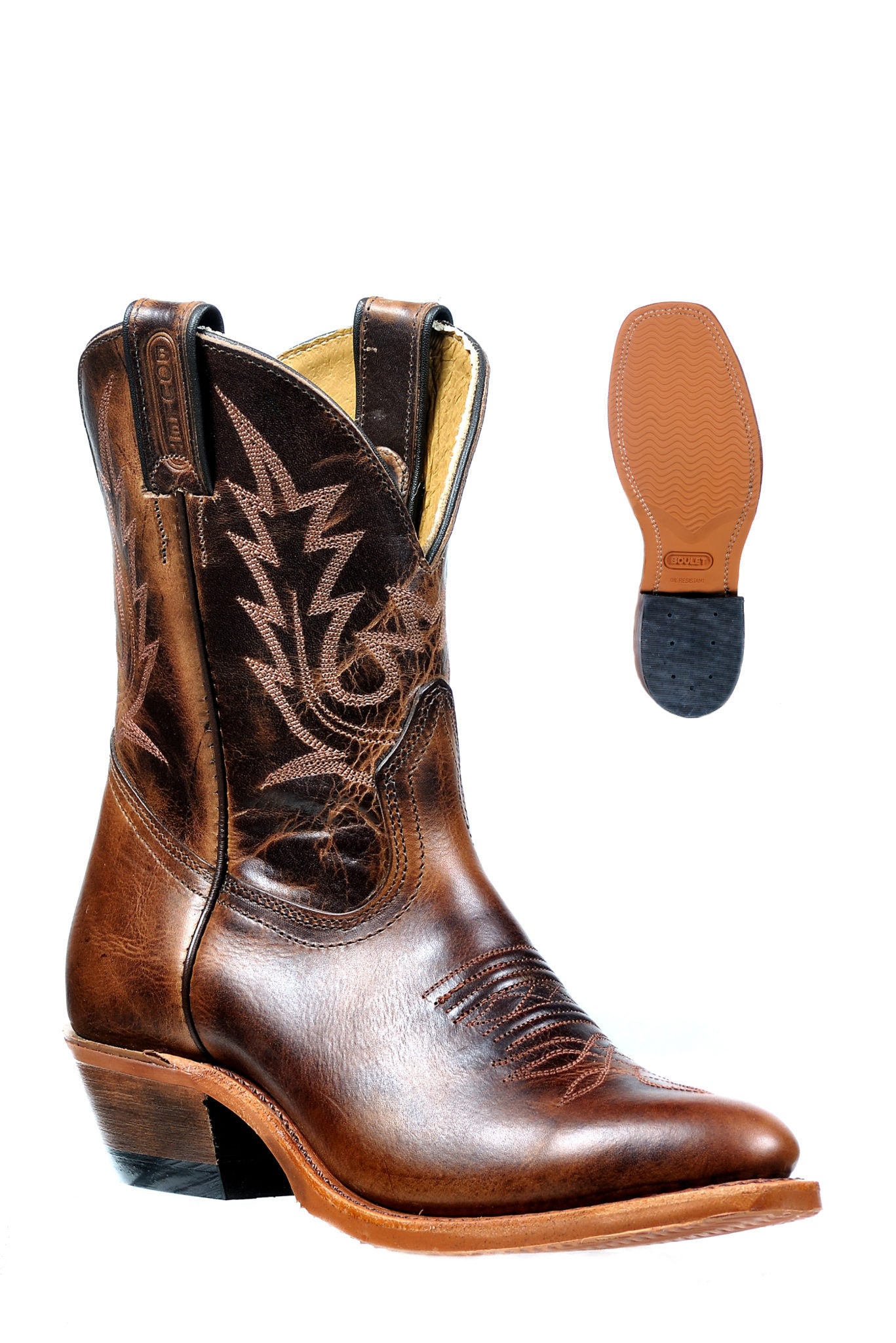 Boot Women's DC (2937) - 9" Medium Cowboy Toe in Damiana Moka
