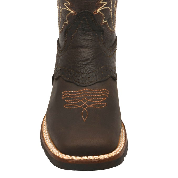 Boot Kids (3000) - Kid's Rodeo Boots - Bull Mocha/Brown