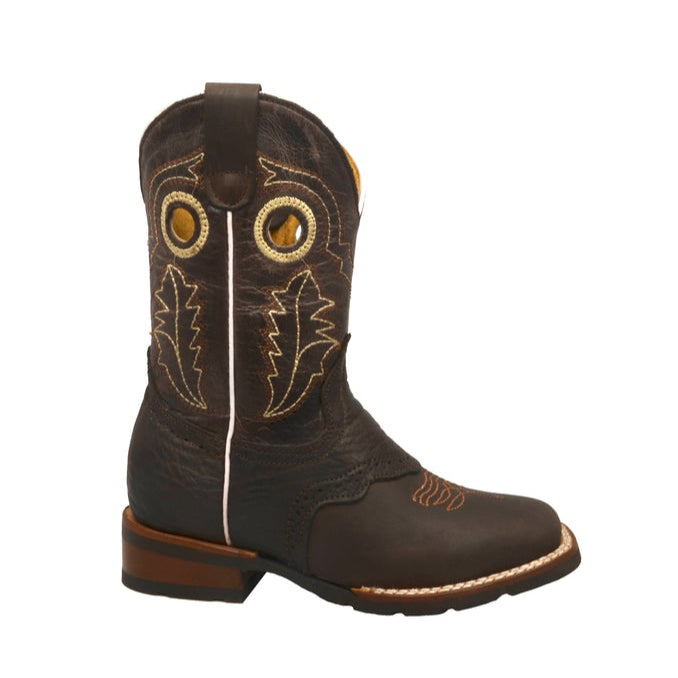 Boot Kids (3000) - Kid's Rodeo Boots - Bull Mocha/Brown