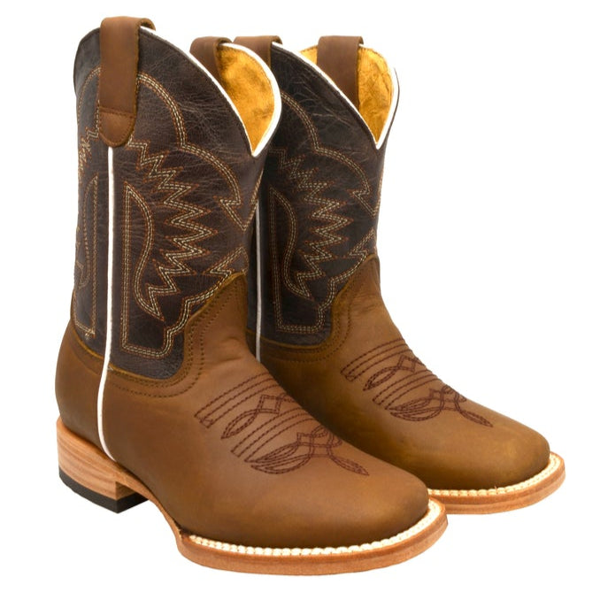 Boot Kids (3103) - Kid's Rodeo Boots - Coffee/Chocolate