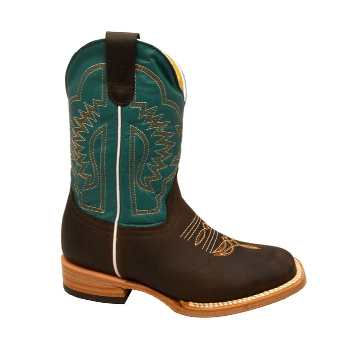 Boot Kids (3104) - Kid's Rodeo Boots in Turquoise