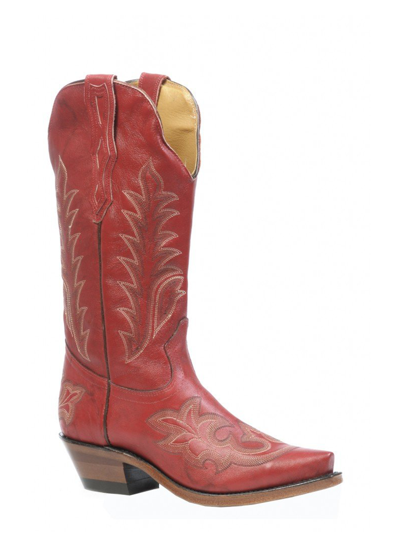 Boot Women's (3636) - Boulet 11" Snip Toe in Deerlite Red