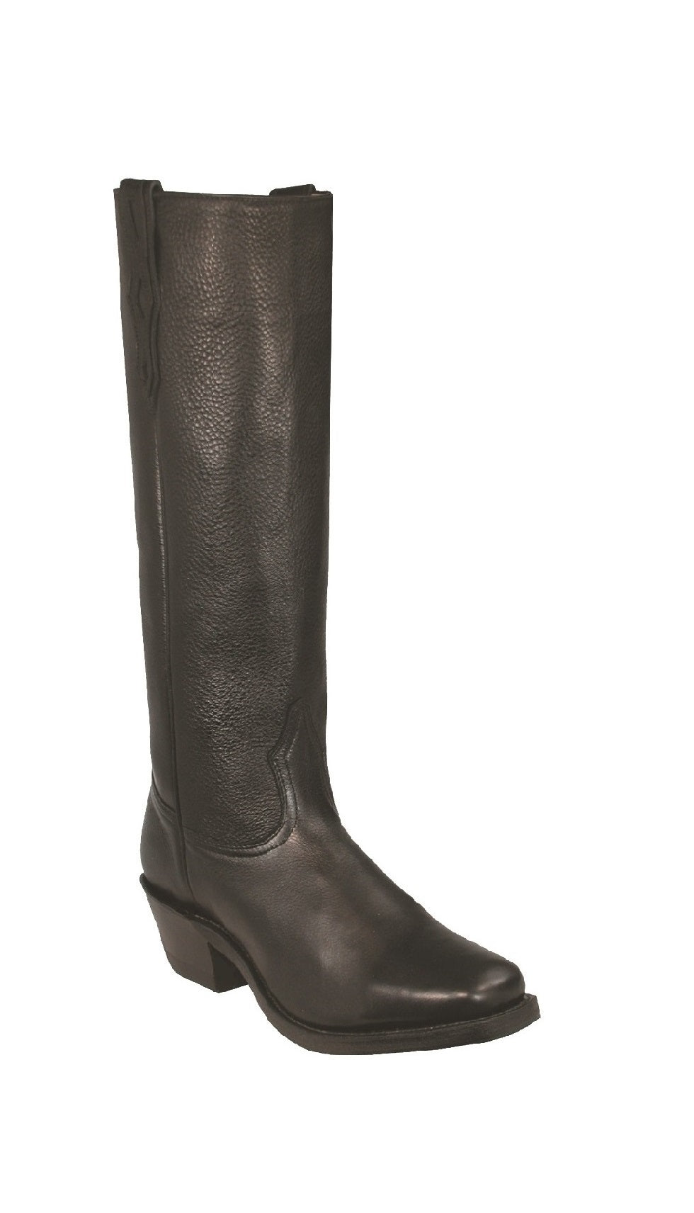 Boot Men's SO (4002) - Boulet 16" Vintage Square Toe with Horseman Heel in Sporty Black