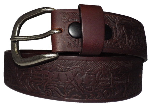 Belt (521) - Horses Leather Belt